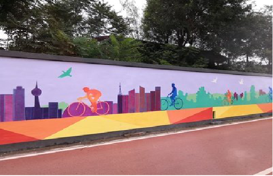  江阴墙体彩绘-围墙