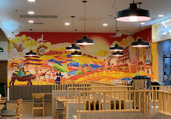  江阴商业空间彩绘介绍。