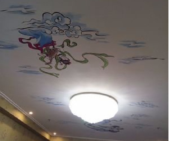  江阴如何快速绘制天花板上的手绘墙？