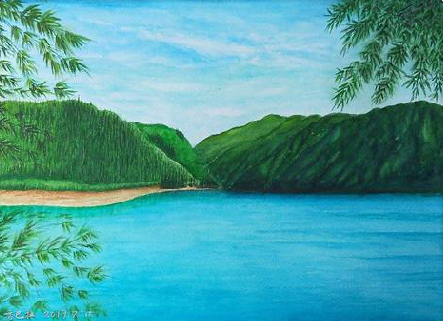  江阴在墙绘中，如何绘画绿水青山？